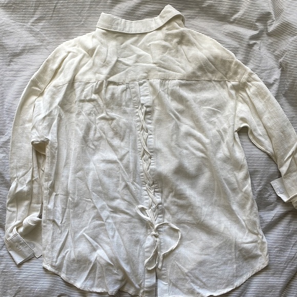 Linen button up - Picture 5 of 5